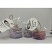 Kit 3 velas  aromatizadas  formato cilindrico  4cm, 3 cm 1,5 cm 70 gr REF KIT002