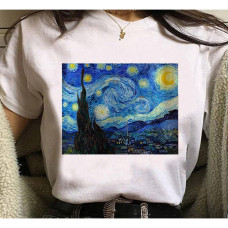 Camiseta Van Gogh Noite Estrelada REF: KAM007