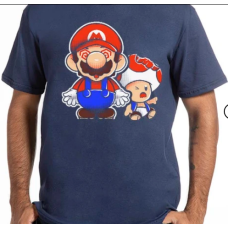 Camiseta Crazy Mario Tradicional REF: KAM033