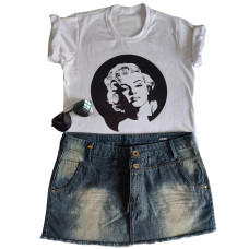 Camiseta Baby look Marilyn Monroe REF: KAM041