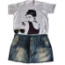 Camiseta Baby Look Audrey Hepburn REF: KAM042