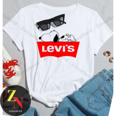 Camiseta Blusa Tshirt  Snoopy Levis  REF : KAM043