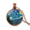 Colar Pingente Arte Gustavo Klimt  e  Van Gogh H  REF:  PIN003 - Image 4
